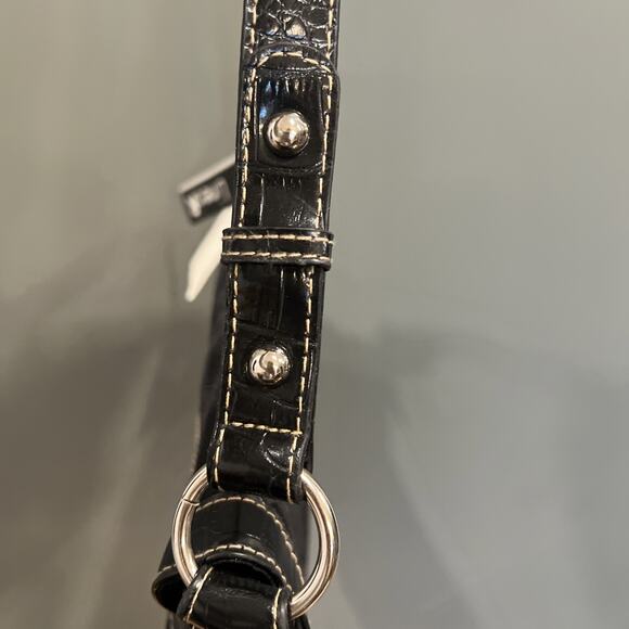 NWT Linear Handbag, Purse, Black Vintage medium - Picture 10 of 12